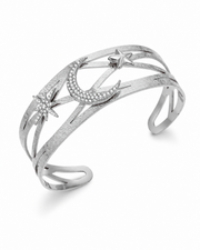 Front view of Charm Cuff Bracelet Series by Zodiglow