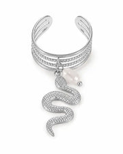 Alternate view of Nocturne Serpent Statement Ring Collection by Zodiglow
