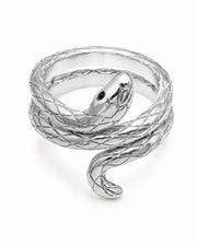 Additional view 7 of Nocturne Serpent Statement Ring Collection by Zodiglow