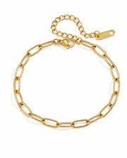 Front view of Nova Link Gold Bracelet by Zodiglow