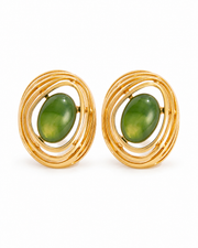 Alternate view of Orbit Stone Earrings Series by Zodiglow