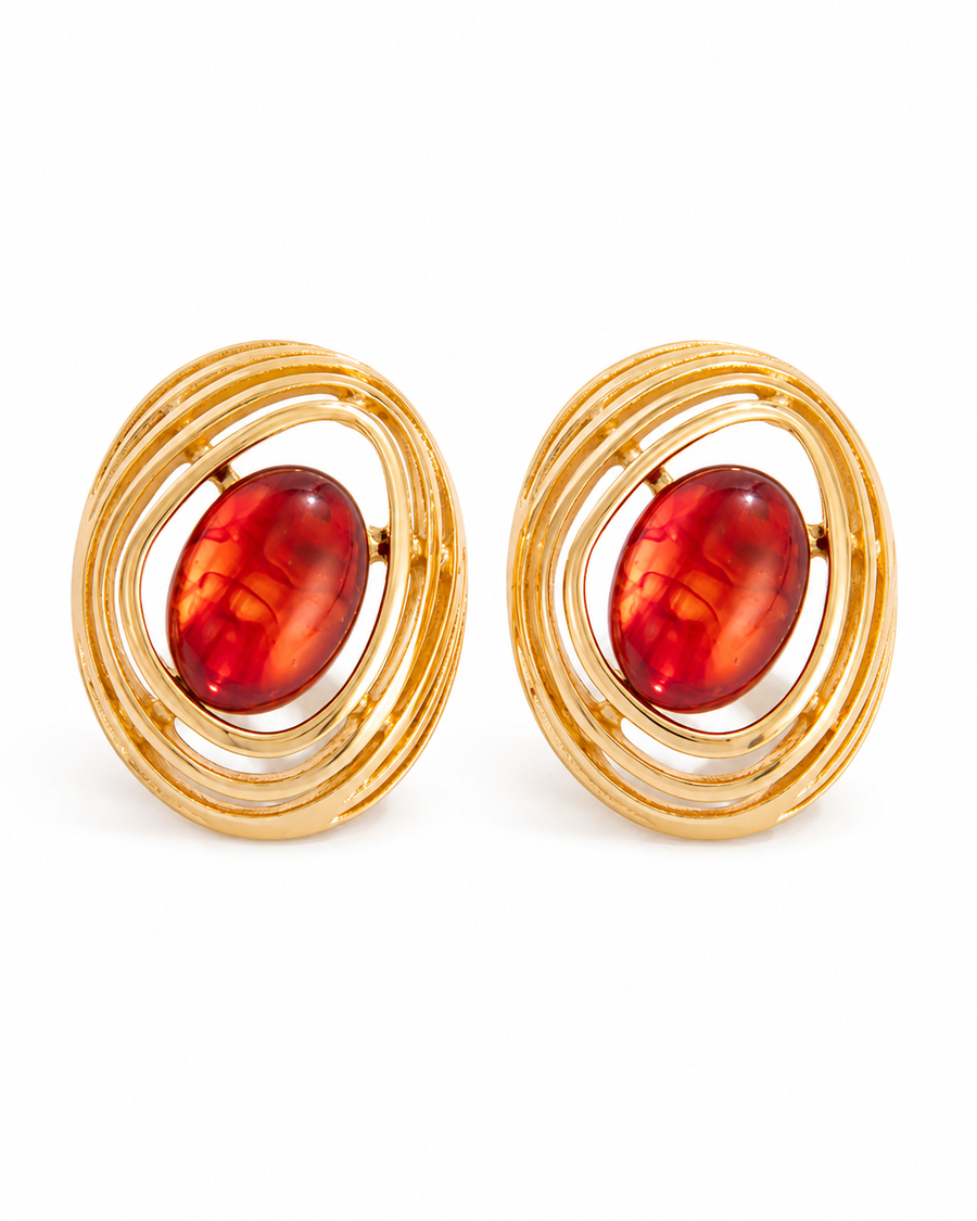 Orbit Stone Earrings Series