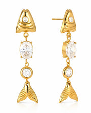 Additional view 10 of Sirena Fish Tail Earrings Collection by Zodiglow