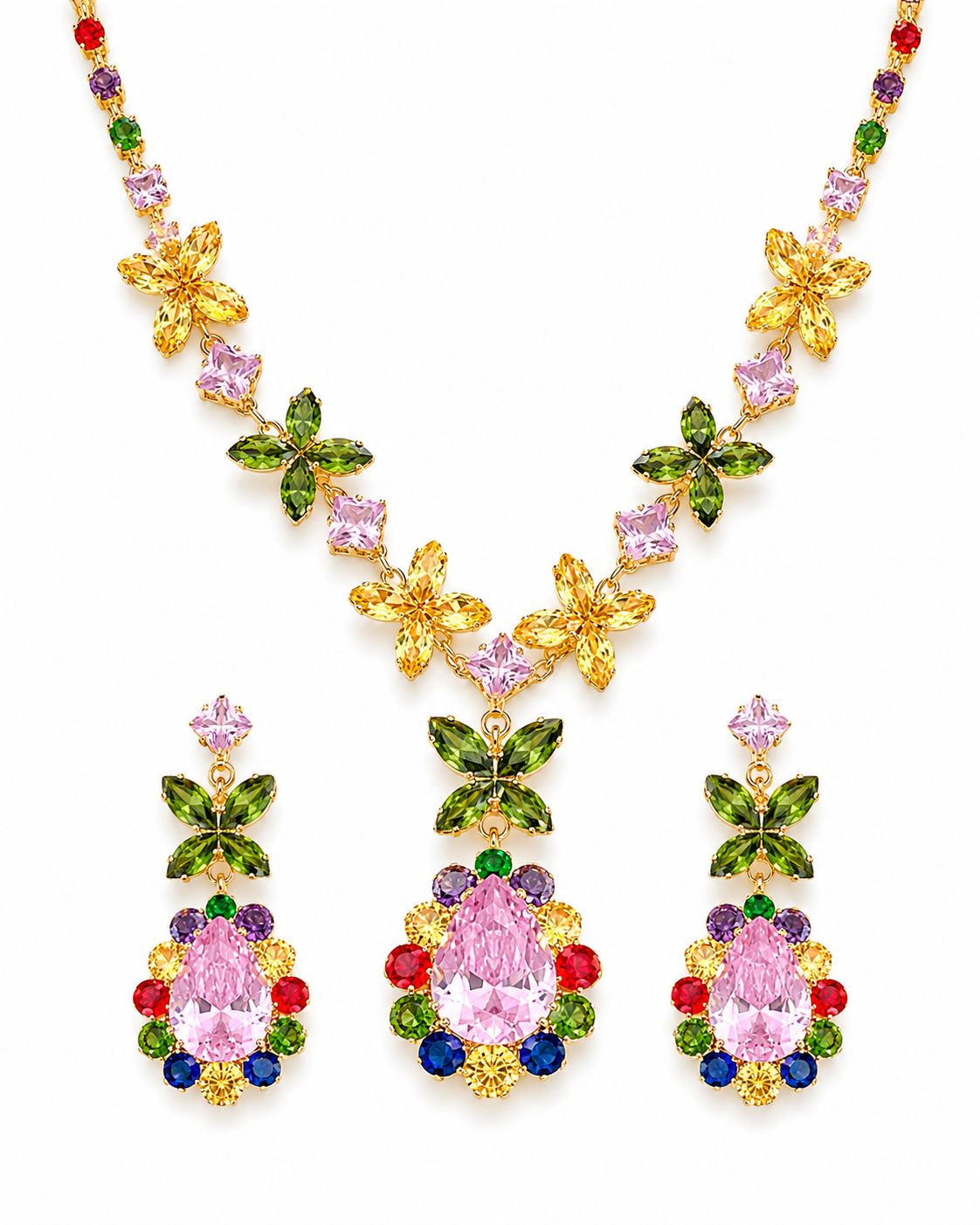 Detail view of Prism Bloom Jewelry by Zodiglow