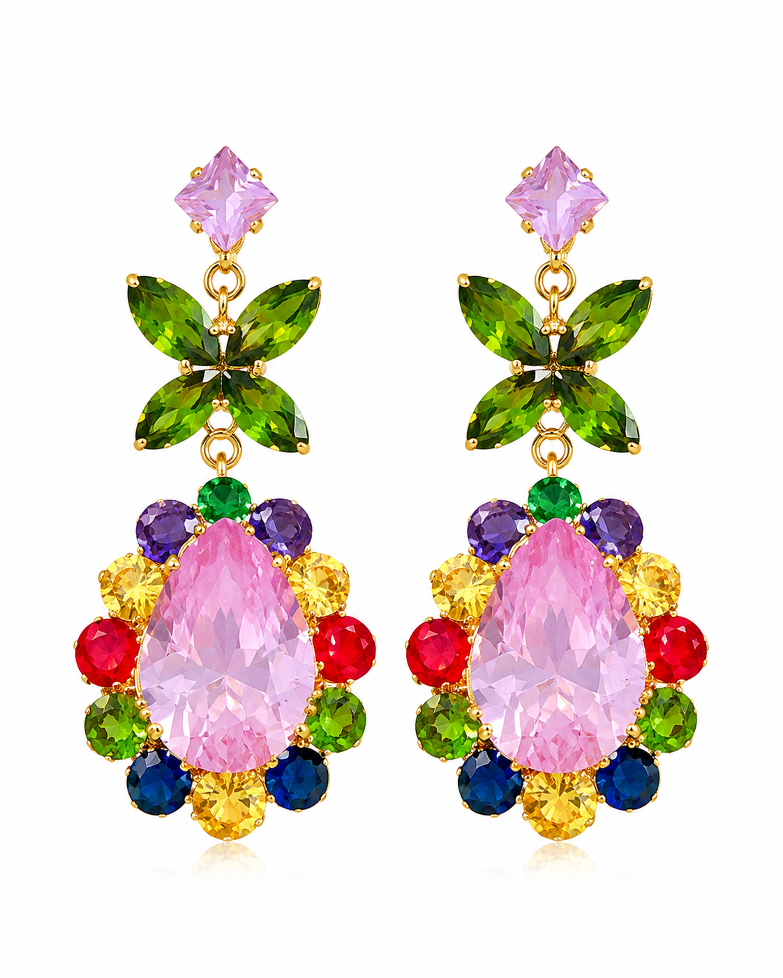 Front view of Prism Bloom Jewelry by Zodiglow