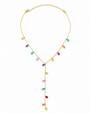 Alternate view of Prism Drop Y Necklace by Zodiglow