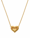 Front view of Pulse Heart Necklace by Zodiglow