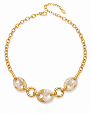 Detail view of Resin Link Jewelry Series by Zodiglow
