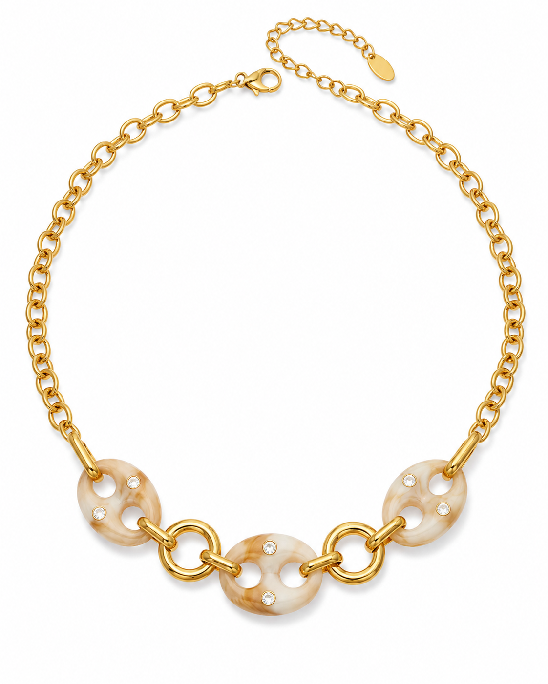 Detail view of Resin Link Jewelry Series by Zodiglow