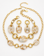 Side view of Resin Link Jewelry Series by Zodiglow