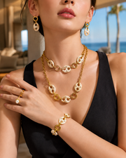 Styled view of Resin Link Jewelry Series by Zodiglow