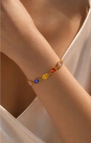 Alternate view of Riviera Oval Zircon Bracelet by Zodiglow