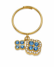 Additional view 7 of Aurelia Clover Garden Zircon Ring by Zodiglow