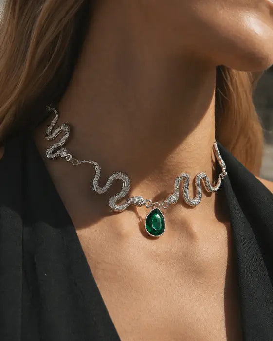 Close-up view of Verde Coil Snake Collection by Zodiglow