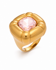 Styled view of Aurelia Dome Stone Statement Ring by Zodiglow