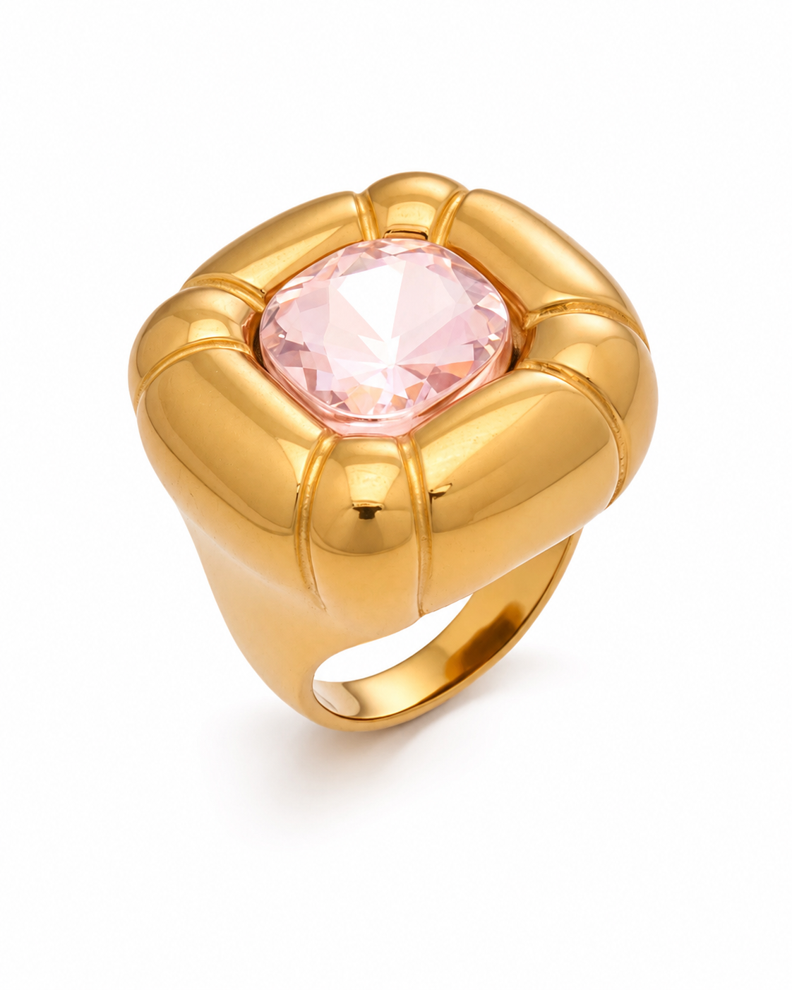 Styled view of Aurelia Dome Stone Statement Ring by Zodiglow