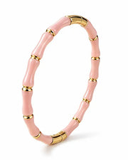 Additional view 7 of Solea Enamel Bamboo Stretch Bracelet by Zodiglow