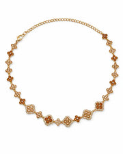 Additional view 10 of Aurelia Clover Garden Zircon Necklace by Zodiglow