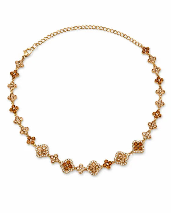Additional view 10 of Aurelia Clover Garden Zircon Necklace by Zodiglow