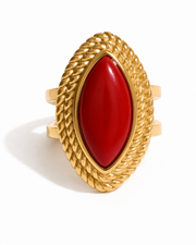 Detail view of Statement Ring Collection by Zodiglow
