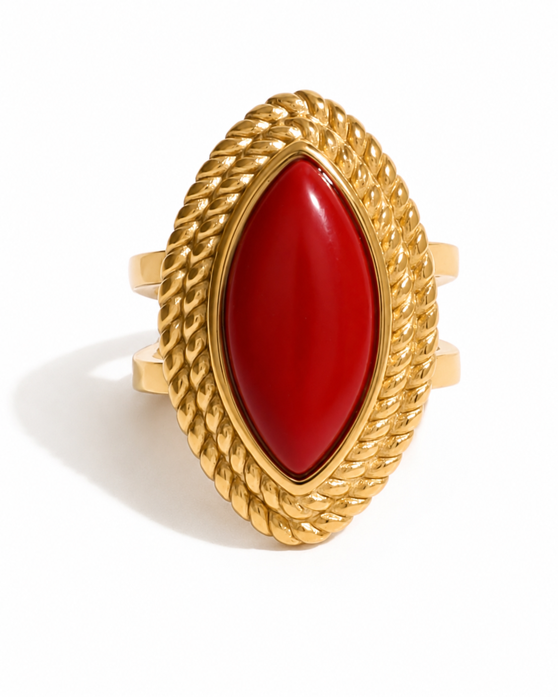 Detail view of Statement Ring Collection by Zodiglow