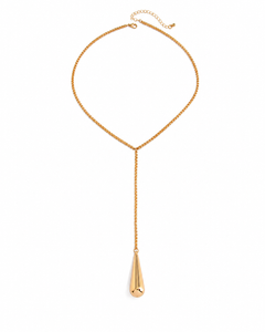 Teardrop Lariat Necklace