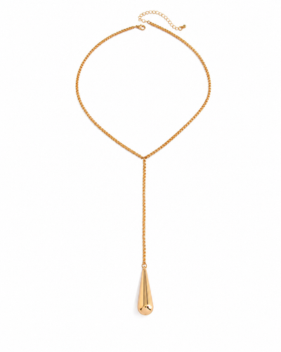 Teardrop Lariat Necklace