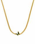 Front view of Virelle Butterfly Chain Necklace by Zodiglow