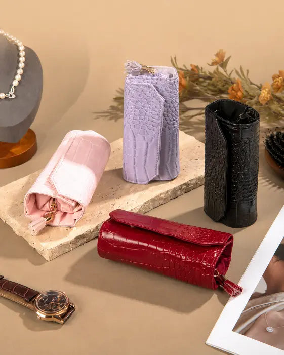 Alternate view of Zodiglow Travel Jewelry Roll Organizer by Zodiglow