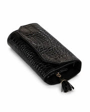 Styled view of Zodiglow Travel Jewelry Roll Organizer by Zodiglow